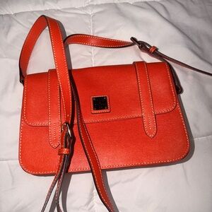 Fossil Vibrant Orange Crossbody Bag